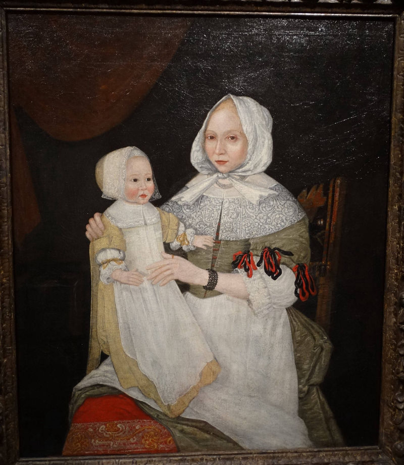 Портрет миссис фрик с дочерью Мэри 1671-1674. Дети 17 век. This is Mary's Baby перевод. Мэри бейби.